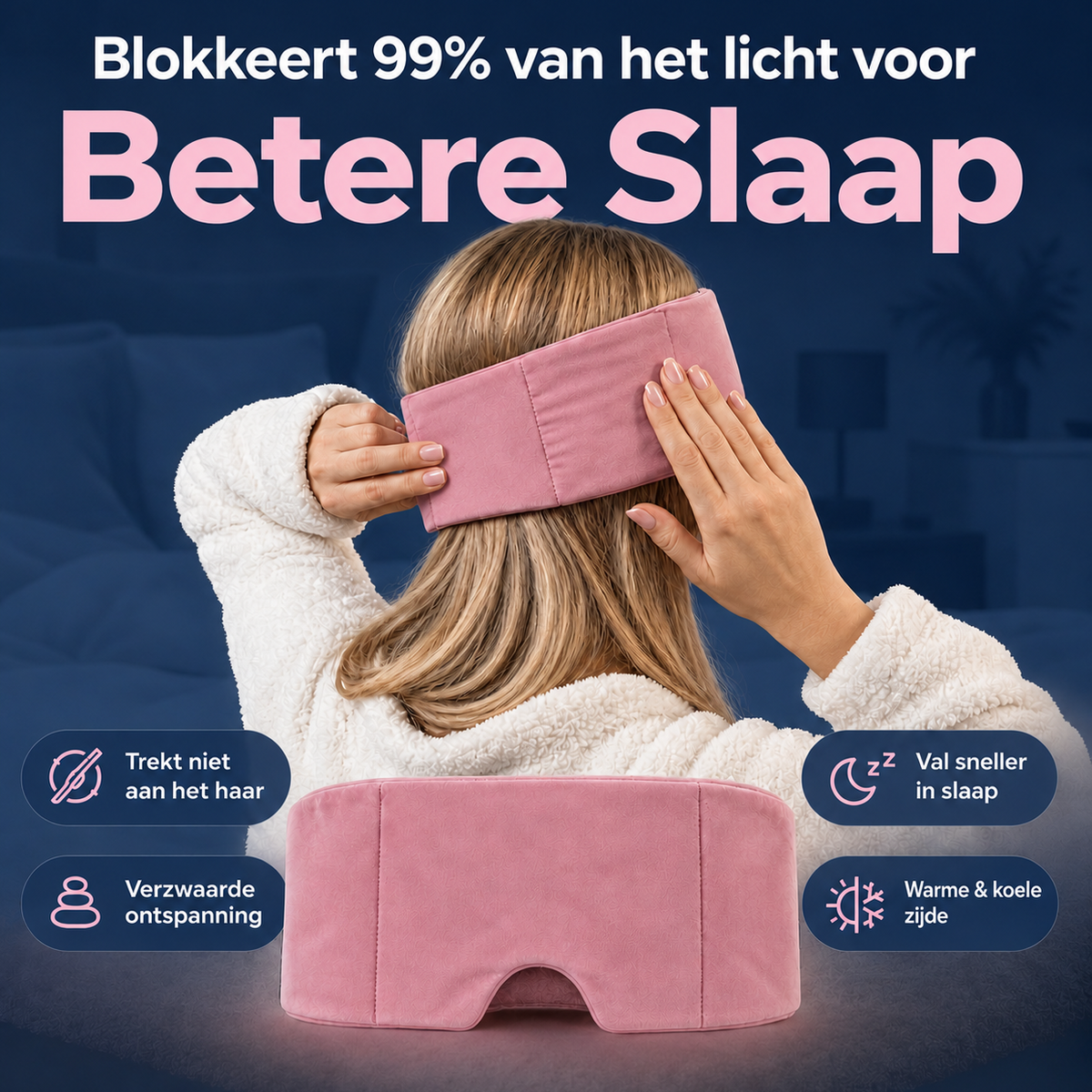 Vondaal® Verzwaard Slaapmasker