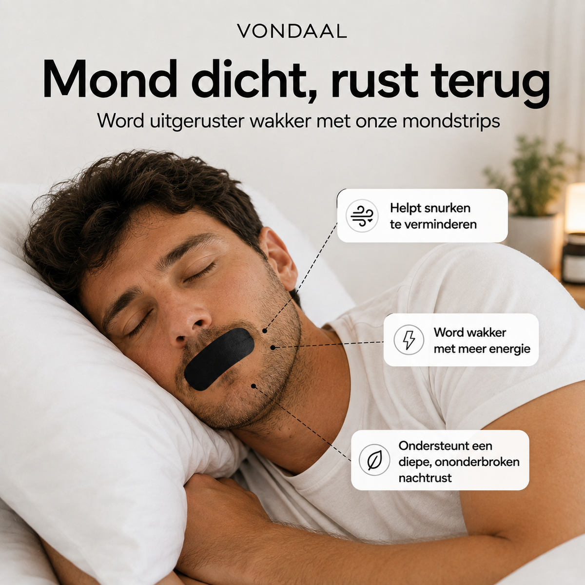 Mond Tape – Slaap Dieper & Snurk minder