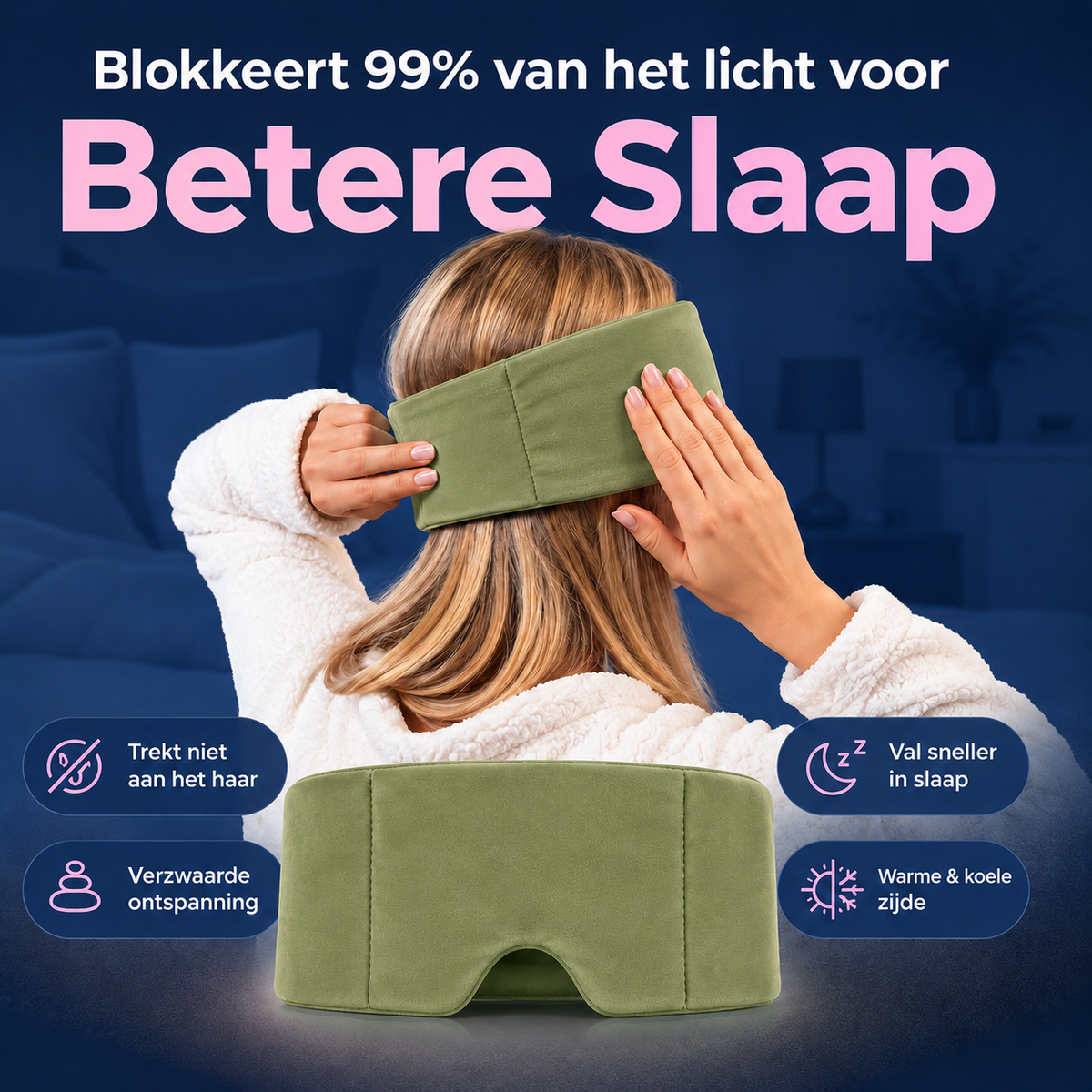 Vondaal® Verzwaard Slaapmasker