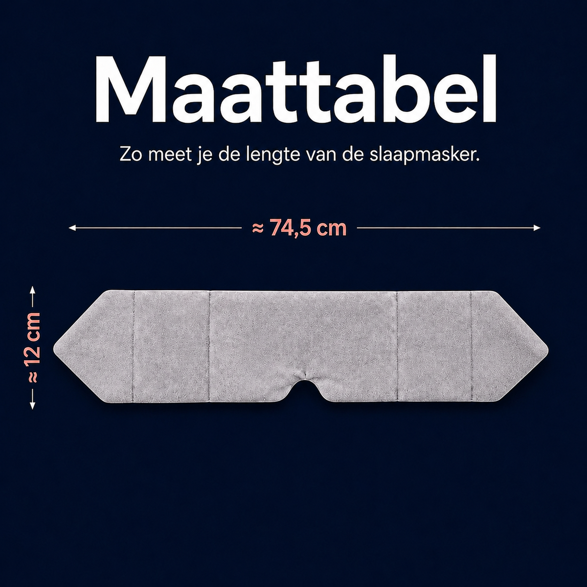 Vondaal® Verzwaard Slaapmasker
