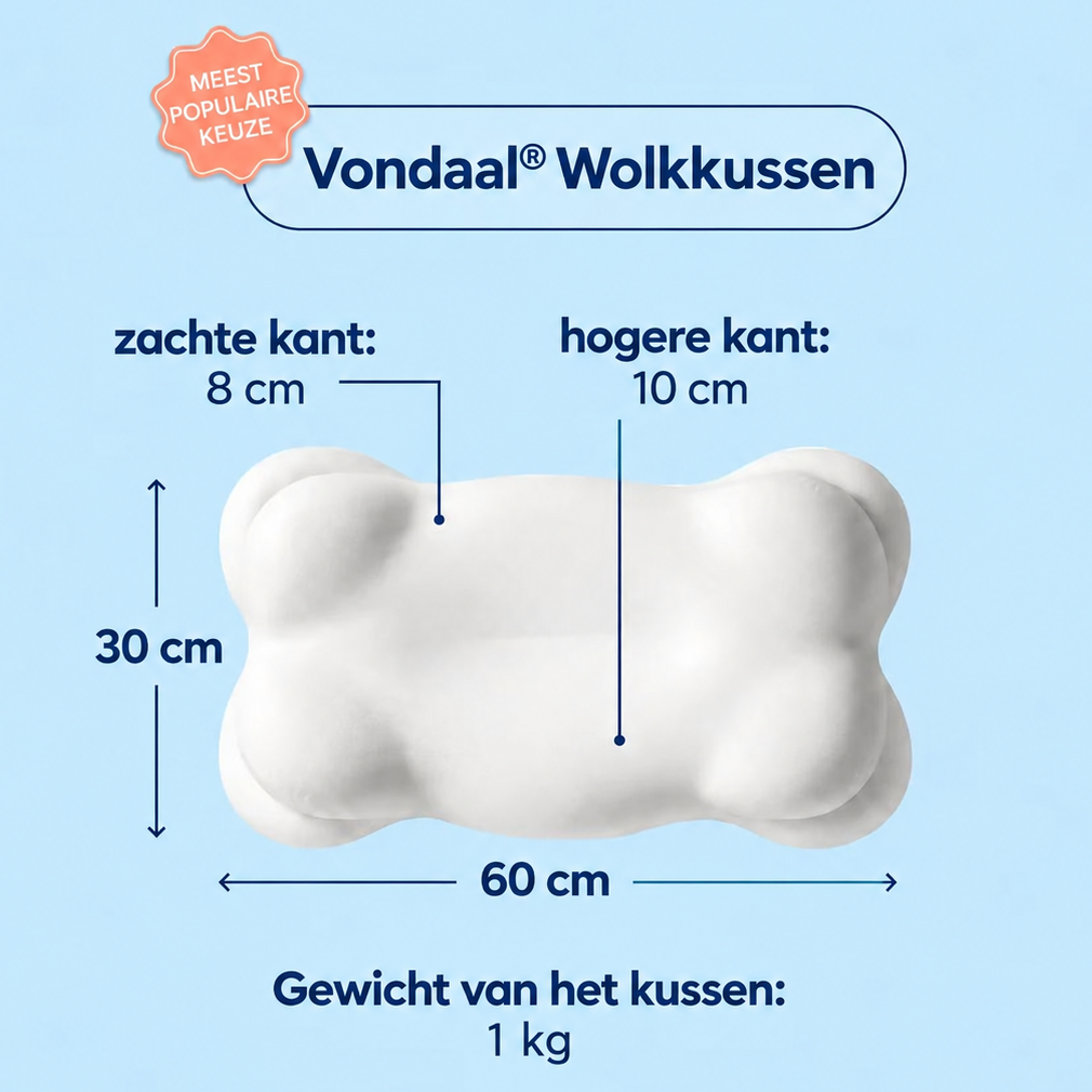 Vondaal® Wolkkussen