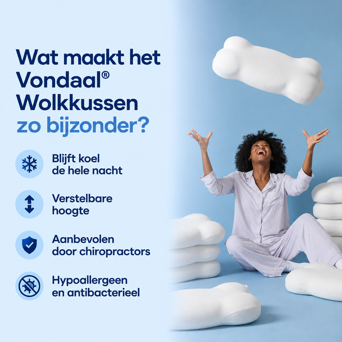 Vondaal® Wolkkussen